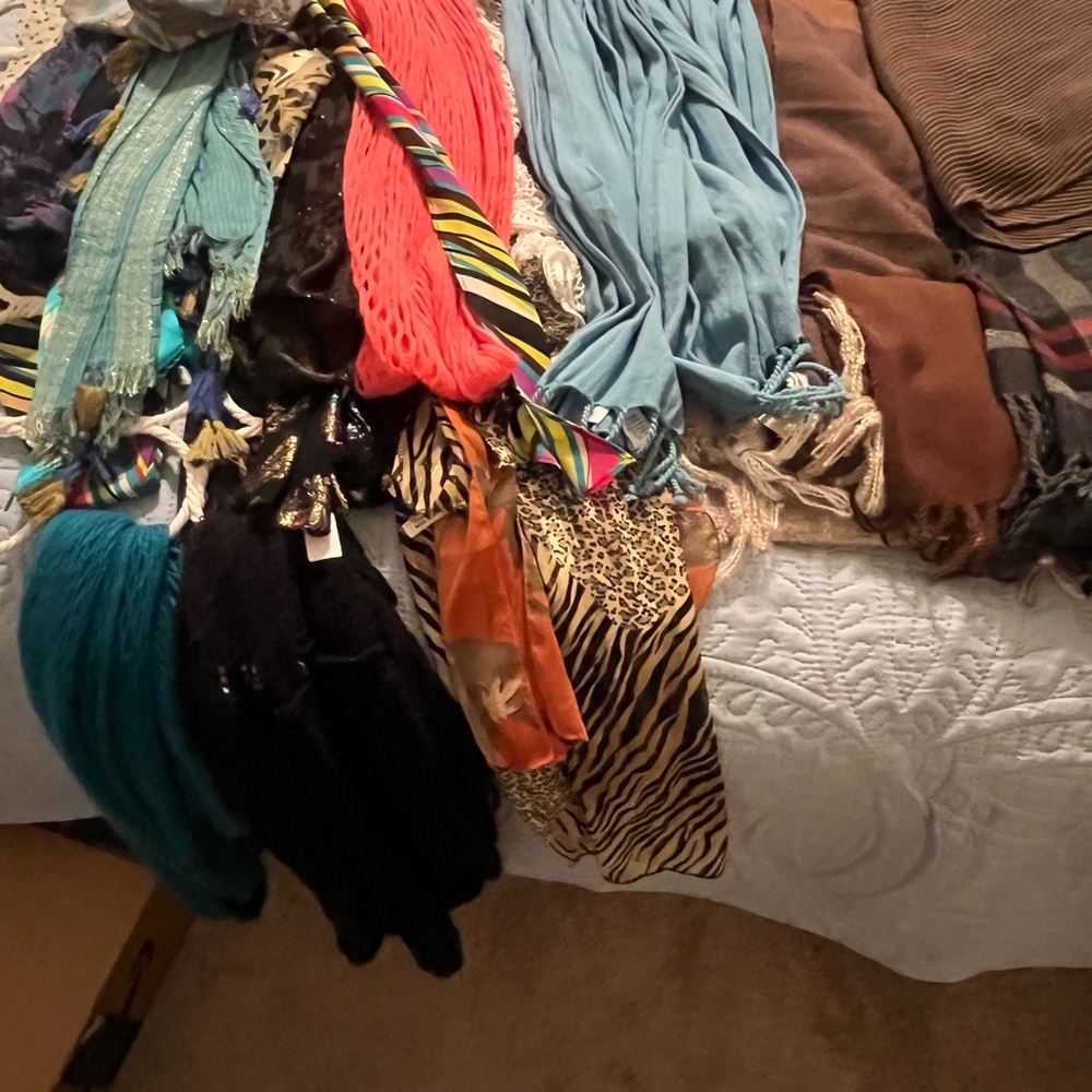 Assorted Fashion Scarves - Mixed Colors